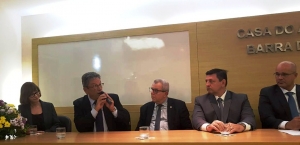 Da esq. para a dir., Mônica Fabião, Antonio Laért Vieira Junior, Ricardo Menezes, Claudio Carneiro e Marcus Antonio Silva Soares
