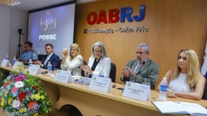 Da esq. para a dir., Andreia Campos, Sérgio Luiz Costa Azevedo Filho, Ana Tereza Basílio, Thais Figueiredo, Érico Santos da Gama Souza e Benizete Medeiros. Foto: Bruno Mirandella
