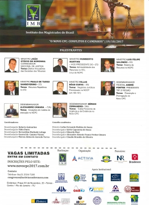 O Novo CPC: Conflitos e Caminhos"