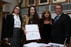Da esq., para a dir., Adriana Brasil Guimarães, Carmela Grüne, Rita Cortez e Antonio Laért Vieira Junior
