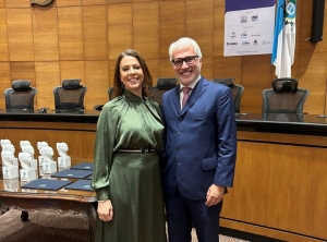 Eunice Haddad e Carlos Eduardo Machado