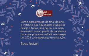Boas festas!