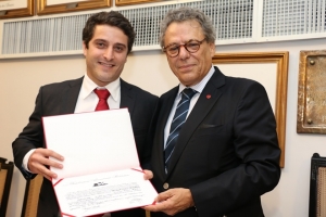 Michael Freitas Mohallem fez a palestra de abertura do seminário Direitos Humanos no Brasil e no Mundo.