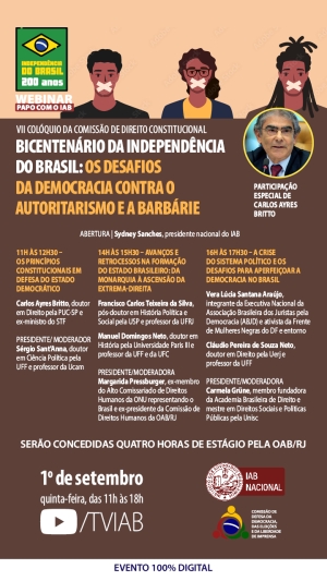 [Webinar - Papo com o IAB] VII Colóquio da Comissão de Direito Constitucional