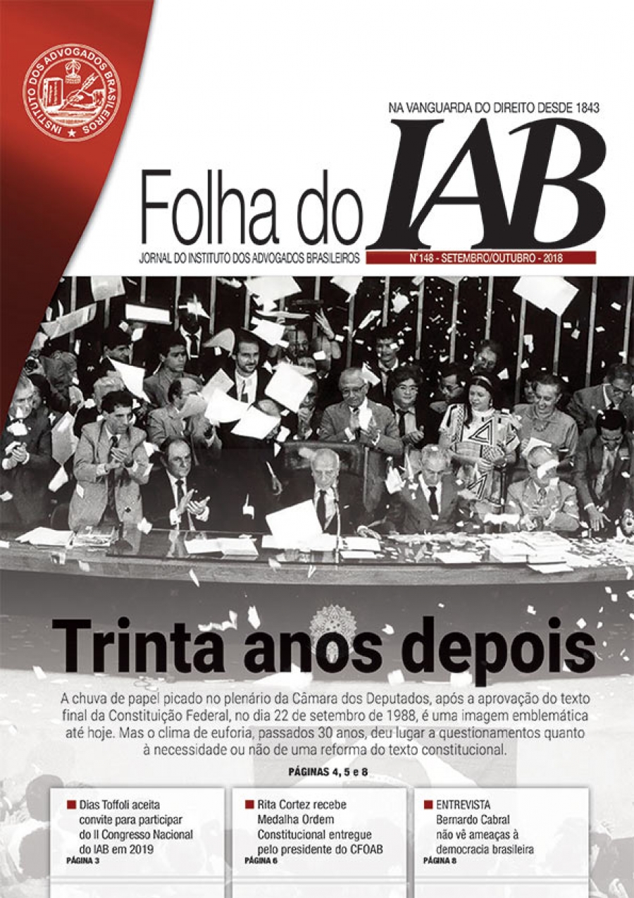 Folha do IAB - Edição 148 - Setembro/Outubro 2018