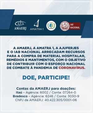 IAB adere a campanha da Amaerj de arrecadação de recursos para o enfrentamento da pandemia