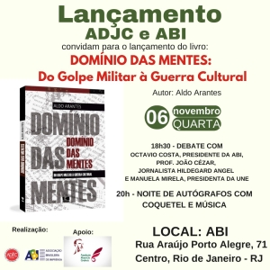 [ADJC e ABI] Lançamento do Livro - Domínio das Mentes