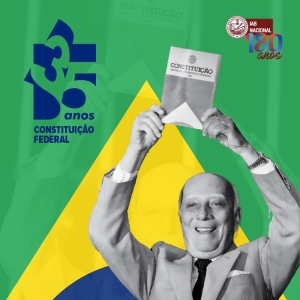 Constituição Cidadã completa 35 anos de vigor e manutenção da democracia, afirma IAB