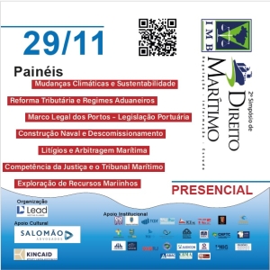 [IMB] 2º Simpósio de Direito Marítimo – Regulação, Informação e Estudo