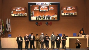 Edmée Cardoso representa o IAB na entrega do X Prêmio Benedicto Galvão da OAB/SP