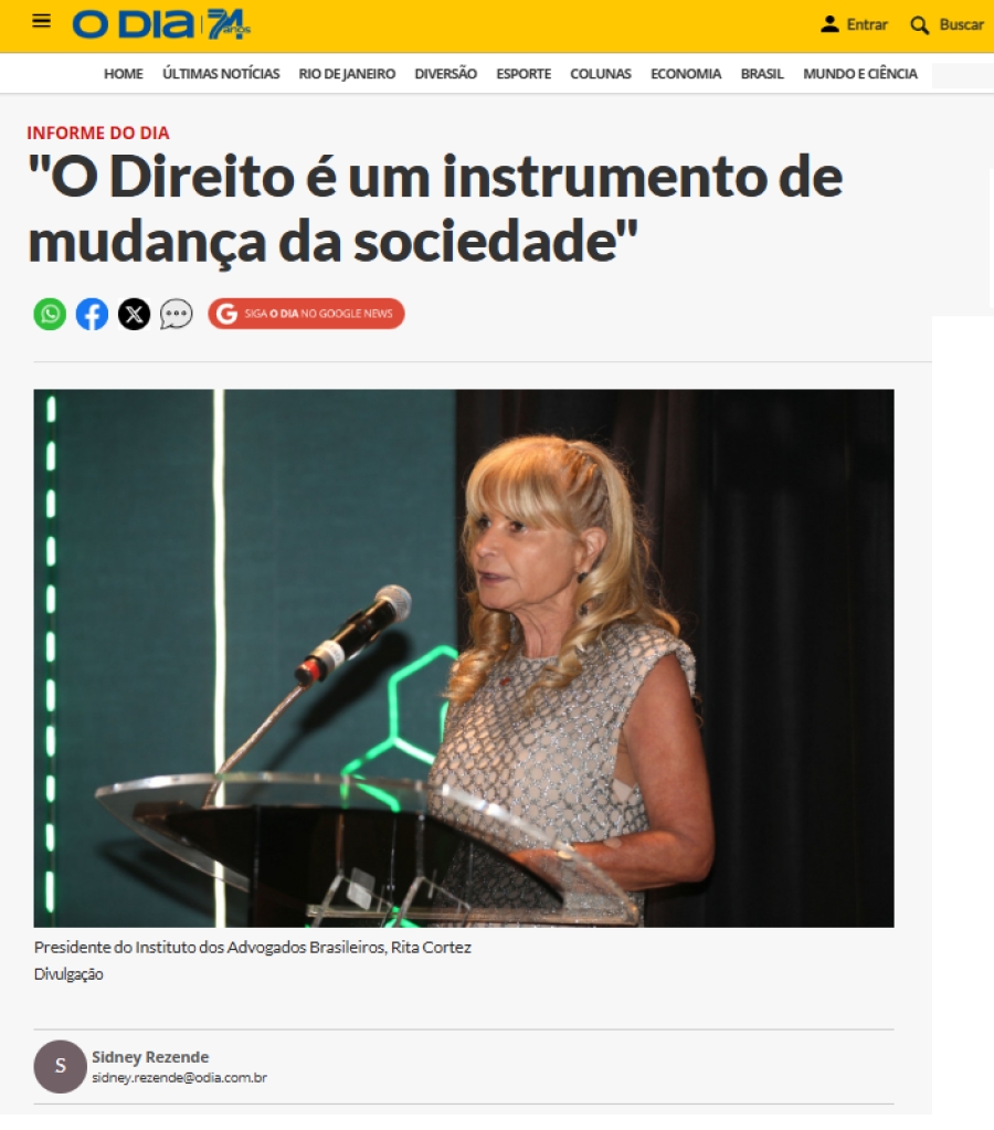 Em entrevista, presidente do IAB defende importância do Direito para mudanças sociais