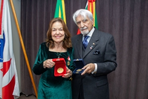 Sulamita Terezinha Santos Cabral e Thiago Roberto Sarmento Leite. Foto: Pablo Reis