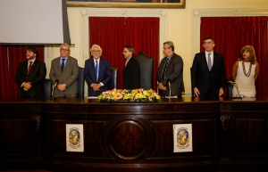 Rita Cortez prestigia homenagem a consócio no Salão Nobre da FND, no Largo do Caco