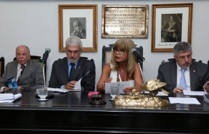 Da esq. para a dir., Hermano de Villemor Amaral Filho, Carlos Eduardo Machado, Rita Cortez e Sydney Sanches