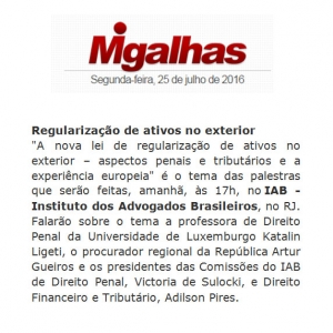 Regularização de ativos no exterior