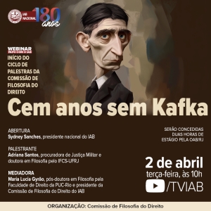 No ano do centenário de morte de Kafka, Casa de Montezuma promove palestra sobre o escritor