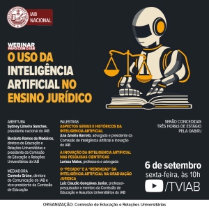 IAB | Webinar Papo com o IAB - O uso da Inteligência Artificial no ensino jurídico