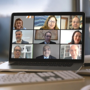 Da esq. para a dir., no alto, Ana Amélia Menna Barreto, Camila Mendes Cardoso e Paulo Bessa; no meio, Fábio Gaspar, Vitor Lippi e Jeniffer Pires; embaixo, Márcio Ávila, Carlos André dos Santos e Adilson Pires