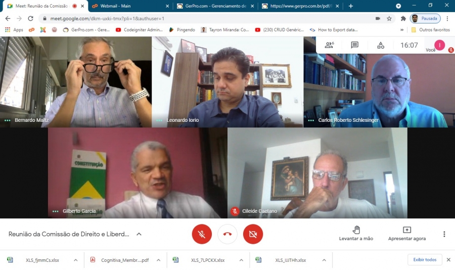 Resenha da Reunião da Comissão de Direito e Liberdade Religiosa - 29/04/2021