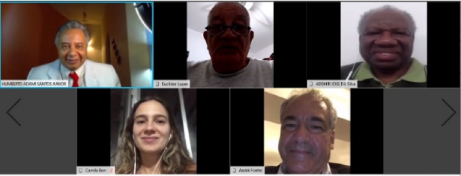 Reunião virtual da Comissão de Igualdade Racial realizada em 17/07/2020