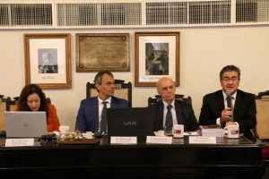 Da esq. para a dir., Jeniffer Pires, Marcio Ávila, Adilson Pires e Solon Sehn