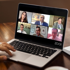 Da esq. para a dir., no alto, Larissa Rocha, Leonardo Sant’Anna e Vitor Sardas; embaixo, Raphael Portella, Eduardo Talamini e Ricardo Mafra