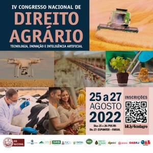 IV Congresso Nacional de Direito Agrário, Tecnologia, Inovação e Inteligência Artificial
