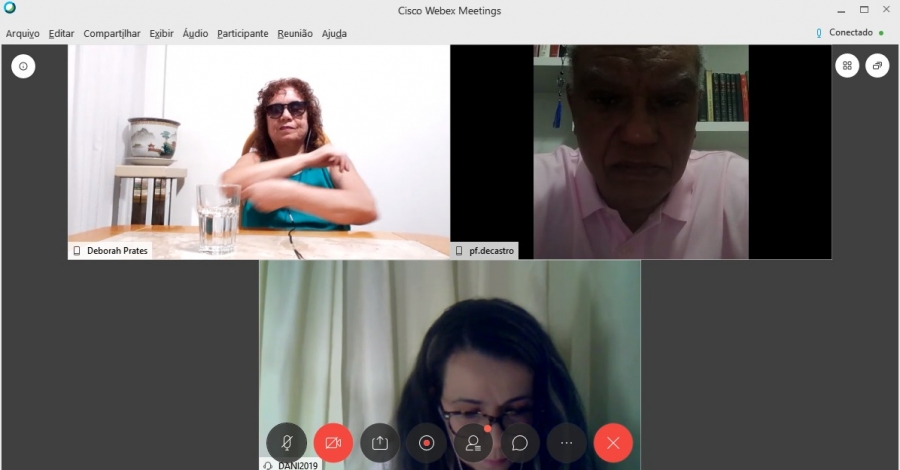 Reunião virtual da Comissão de Defesa das Pessoas com Deficiência realizada em 23/06/2020