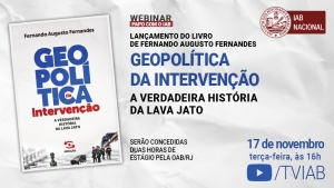 Criminalista lança livro sobre a Lava Jato no webinar Papo com o IAB, na próxima terça-feira