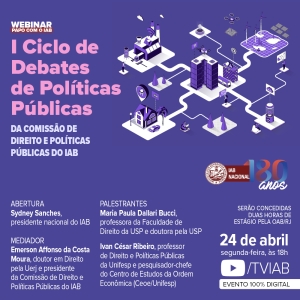 IAB realiza primeiro ‘Ciclo de debates de políticas públicas’ nesta segunda-feira