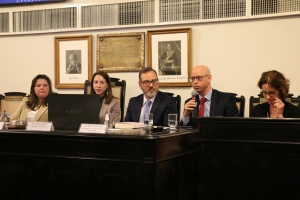 Da esq. para a dir., Fernanda Prates, Marcia DInis, Denis Sampaio, Marcio Barandier e Simone Schreiber