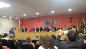 Rita Cortez prestigia posse da nova diretoria da Afat e fala sobre ‘superação dos bárbaros retrocessos’