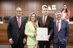 Da esq. para a dir., Jorge Rubem Folena, Ana Paula de Araújo Holanda, Olavo Hamilton Ayres Freire de Andrade e Sydney Limeira Sanches