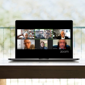 Da esq. para a dir., em cima, Francisco Amaral, Maria Lucia Gyrão e Nilson Vieira Ferreira de Mello Junior; embaixo, Luiz Dilermando de Castello Cruz, Ana Amélia Menna Barreto e André Fontes