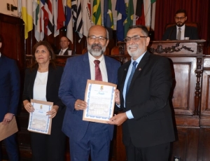 Sérgio Sant'Anna e Anderson Pipico