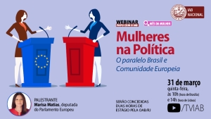 Deputada portuguesa que disputou eleição presidencial faz palestra no canal TVIAB, nesta quinta 