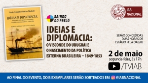 Advogado e diplomata lança livro sobre o nascimento da política externa brasileira, na segunda-feira 