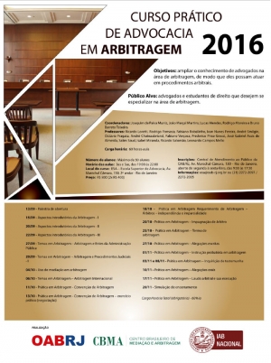 Curso Prático de Advocacia em Arbitragem 2016