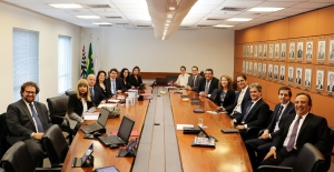 Rita Cortez visita a sede da Aasp, uma semana após firmar parceria