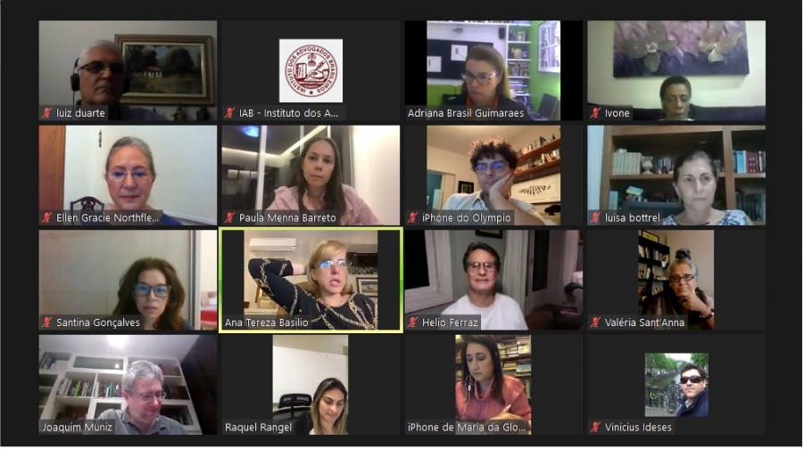 Reunião virtual da Comissão de Mediação, Conciliação e Arbitragem realizada em 30/06/2020