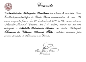 Sessão Solene aos 174 anos do IAB