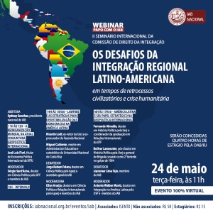 [Webinar - Papo com o IAB] II Seminário Internacional da Comissão de Direito da Integração