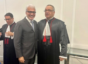 Da esq. para a dir., Carlos Eduardo Machado e Luiz Paulo da Silva Araújo Filho