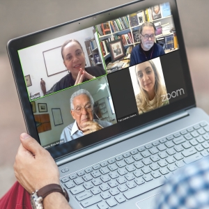 Em sentido horário, Ana Paula Araújo, Lenio Streck, Tais Loureiro e Roberto Reis 