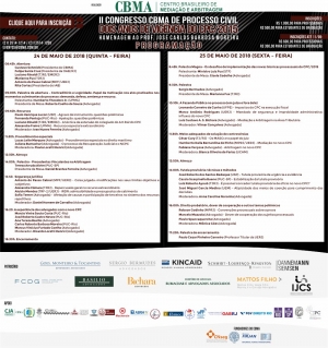 II Congresso CBMA de Processo Civil - Dois Anos de Vigência do CPC/2015