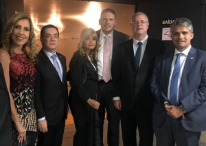 Da esq. para a dir., Fernanda Marinela de Sousa Santos, Ary Raghiant Neto, Rita Cortez, José Augusto Araújo de Noronha, Luiz Viana Queiroz e Fabrício Castro