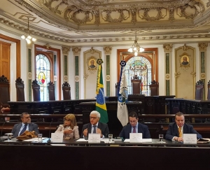 ​​​​​​​Da esq. para a dir., José dos Santos Carvalho Filho, Rita Cortez, Manoel Messias Peixinho, Fábio Nogueira e Maurício Mota