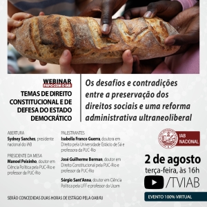 [Webinar - Papo com o IAB] Temas de Direito Constitucional e de Defesa do Estado Democrático
