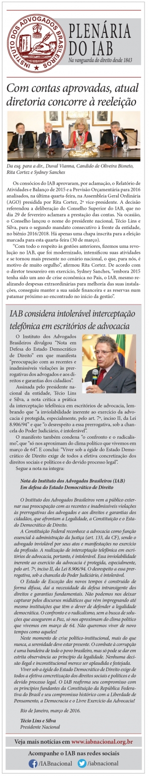 Com contas aprovada atual diretoria concorre à reeleição