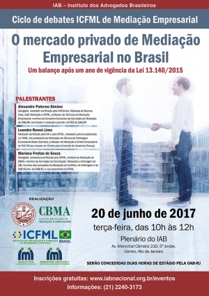 O mercado privado de Mediação Empresarial no Brasil - Um balanço após um ano de vigência da Lei 13.140/2015